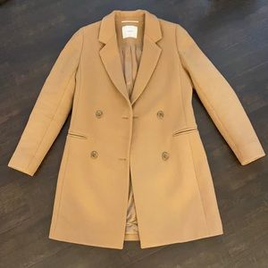 Aritzia Wilfred Beige Coat